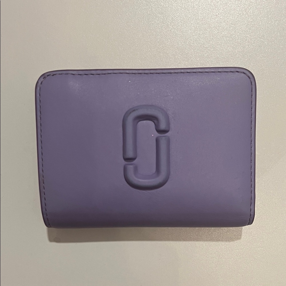 Marc Jacobs Lavender J Wallet with cream interior